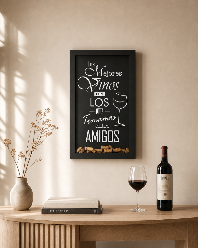 Los mejores vinos son los que tomamos entre amigos