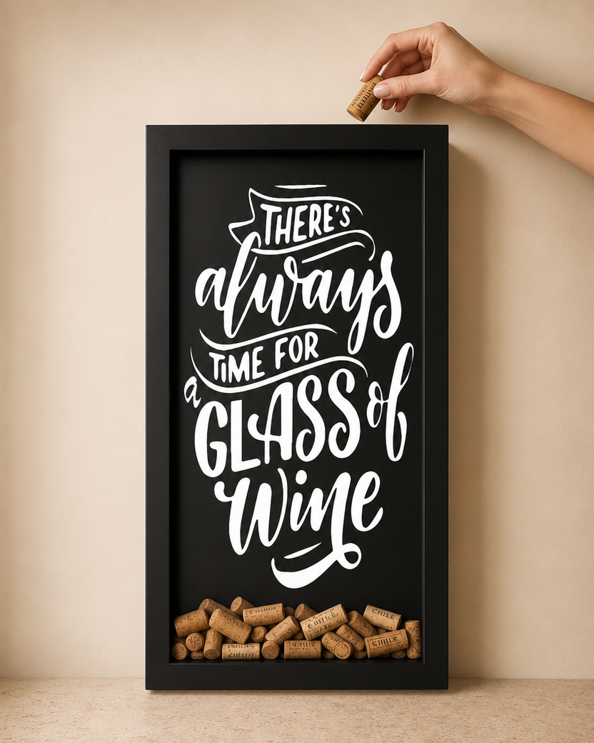 THERE'S ALWAYS TIME FOR GLASS OF WINE
